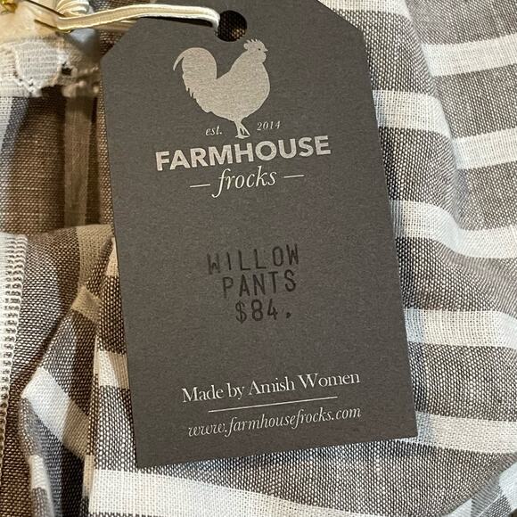Farmhouse Frocks NWT Striped Willow Pants - size Small - Picture 8 of 8